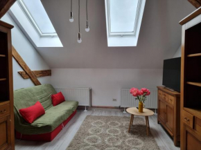 Spacious attic apartment in an Art Nouveau building